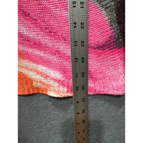 Made In Italy Swirl Printed Scoop Neck Women’s Relaxed Fit Sweater Size 3X NWOT - Picture 4 of 6